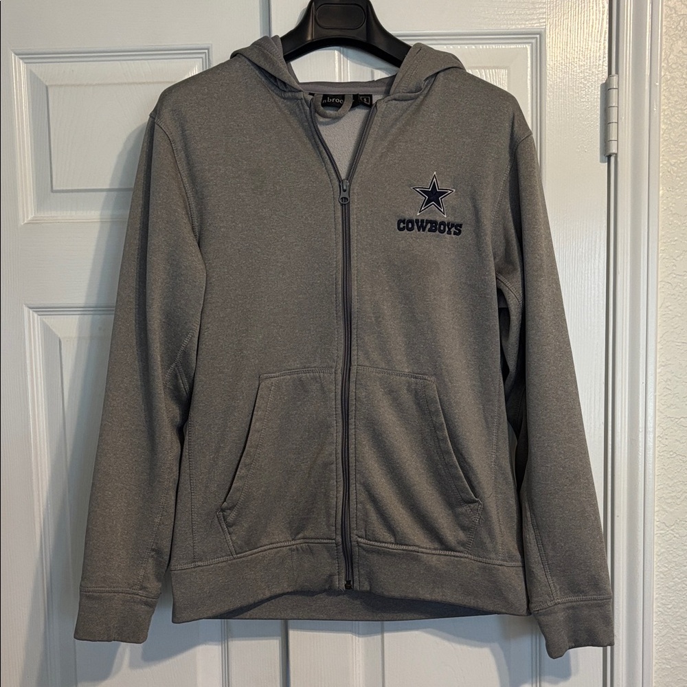 Dunbrooke Light Gray Full-Zip Hoodie